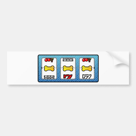 Dog Bone Jackpot Autoaufkleber (Vorne)