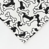Dog Bone Pet Fleece Blanket (Ecke)