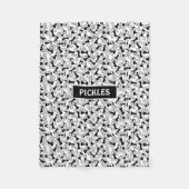 Dog Bone Pet Fleece Blanket (Vorderseite)