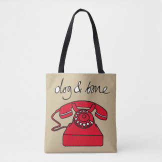 Dog & Bone Phone Tote Bag  Tasche
