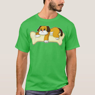 Dog Bone Schlafen T-Shirt