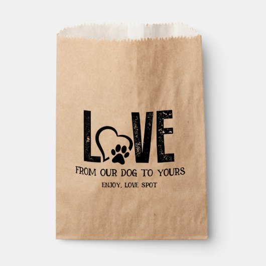 Dog-Bone-Station: Fvor-Bags Geschenktütchen (Vorderseite)