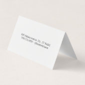 Dog Bone und Paw Prints Visitenkarten (Rückseite)