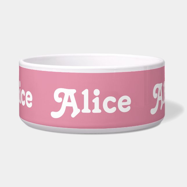 Dog Bowl Alice Napf (Vorderseite)