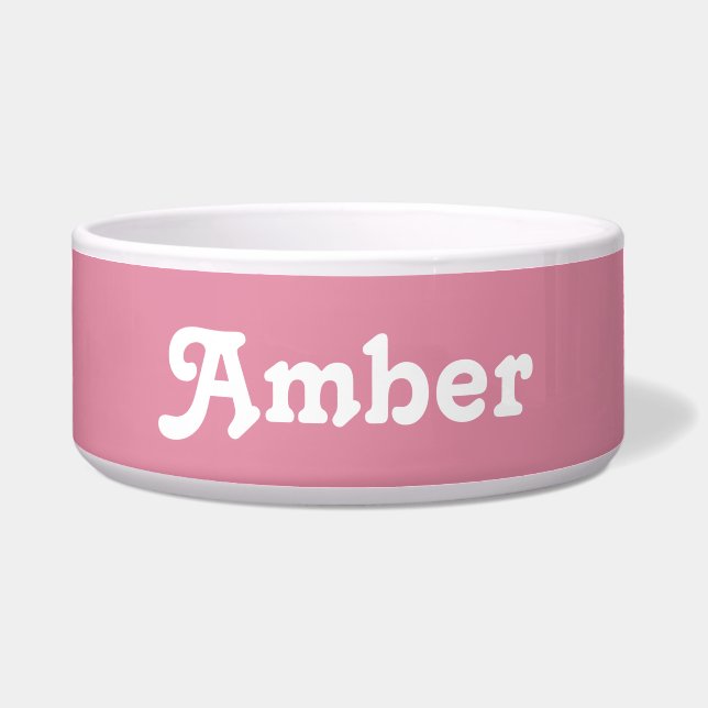 Dog Bowl Amber Napf (Vorderseite)