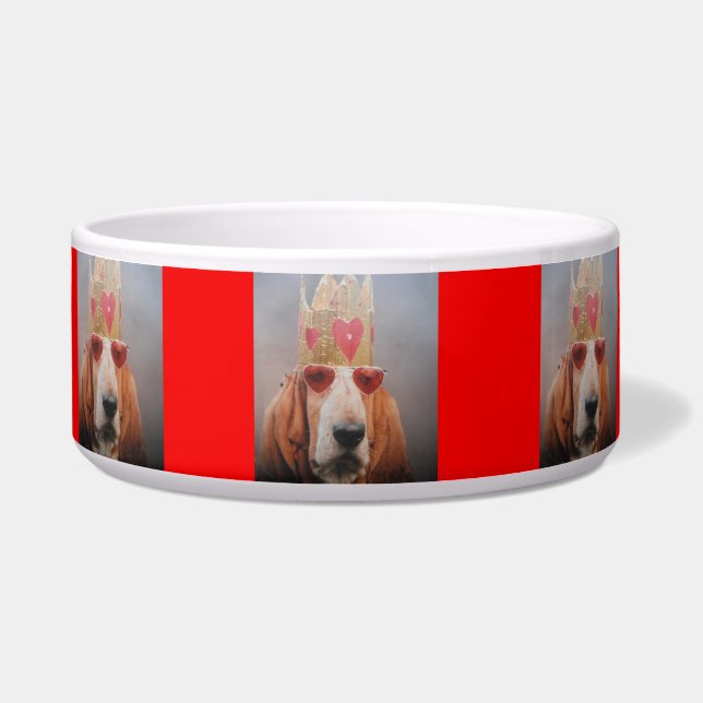 Dog Bowl Basset Hound King Napf (Vorderseite)