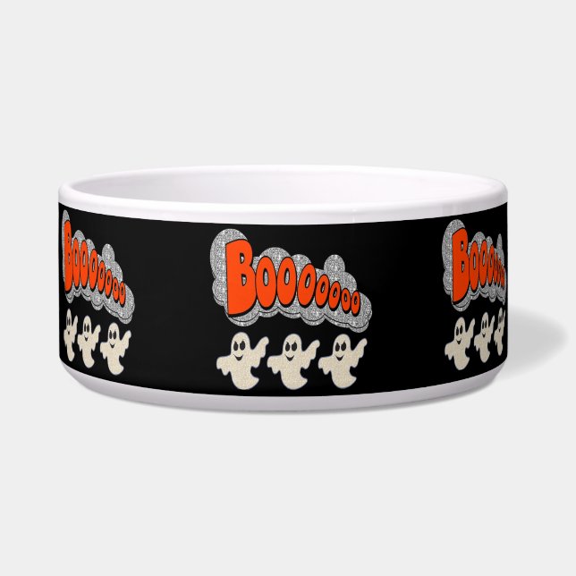 Dog Bowl Boo Ghosts Napf (Vorderseite)