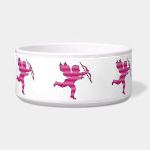 Dog Bowl Cupid Pink Glitzer Napf