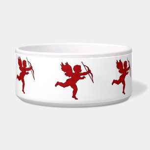 Dog Bowl Cupid Red Napf