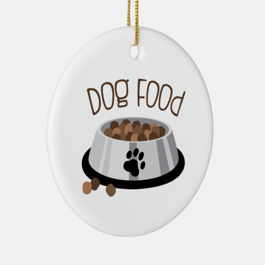 Dog Bowl Keramik Ornament (Rechts)
