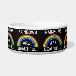 Dog Bowl Rainbows sind schön Napf
