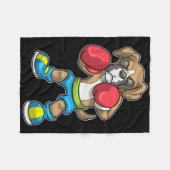 Dog Boxer Boxhandschuhe Boxen für Männer Frauen Mä Fleecedecke (Vorderseite (Horizontal))