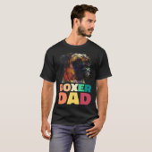 Dog Boxer Dad Boxer Owner T-Shirt (Vorne ganz)