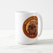 Dog Brussels Griffon Kaffeetasse (VorderseiteRechts)