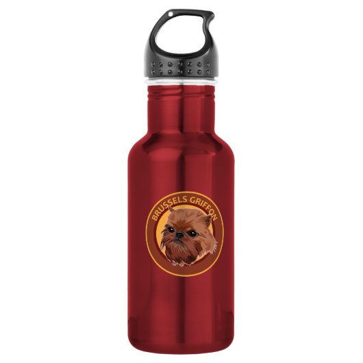 Dog Brussels Griffon Trinkflasche (Vorderseite)