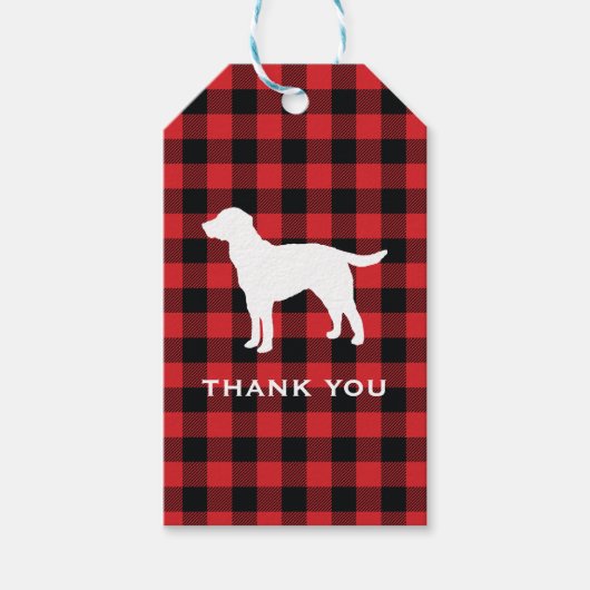 Dog Buffalo Karo Mountain Danke Geschenkanhänger (Vorderseite)