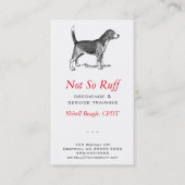 Dog Business Card Visitenkarte (Vorderseite)