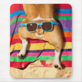 Dog Butt With Sunglasses Mousepad (Vorne)