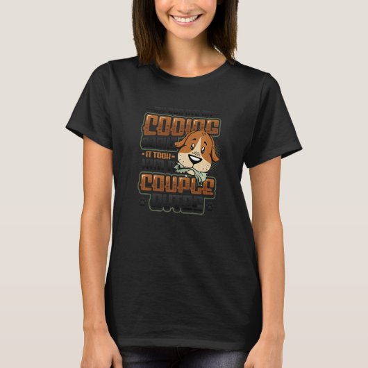 Dog Bytes Code Computertaktprogrammierung T-Shirt (Vorderseite)