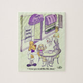 Dog Cafe Funny 8 x 10 Jigsaw Puzzle (Vertikal)