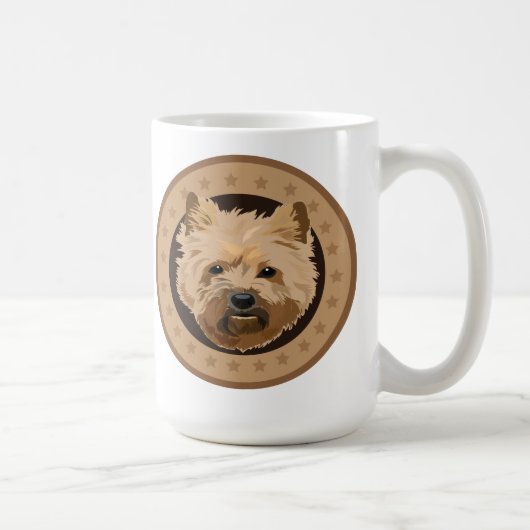 Dog Cairn Terrier Kaffeetasse (Rechts)