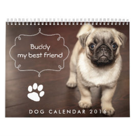 Dog Calendar 2016 Benutzerdefiniert Foto hinzufüge Kalender