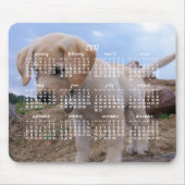 Dog Calendar 2017 Personalisierte Maus-Pad Mousepad (Vorne)