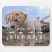 Dog Calendar 2018 Personalisierte Maus-Pad Mousepad (Vorne)
