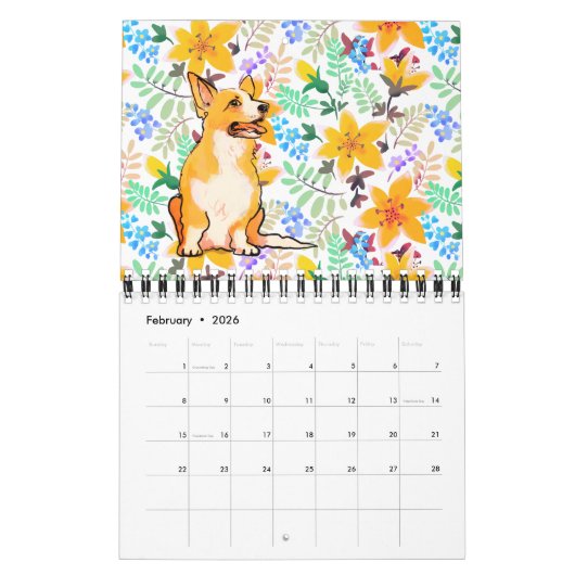 DOG calendar Kalender (Feb 2026)