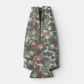 Dog Camouflage Pattern Flaschenkühler (Rückseite)