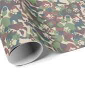 Dog Camouflage Pattern Geschenkpapier (Rolleneckpunkt)