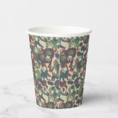 Dog Camouflage Pattern Pappbecher (Rechts)