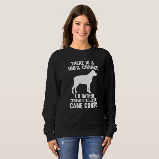 Dog Cane Corso Sweatshirt (Vorne ganz)