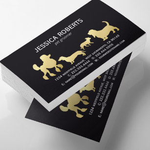 Dog Care Services   Pet Grooming Business Card Visitenkarte