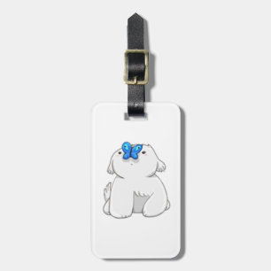 DOG CARTOON FUN LUGGAGE ODER GOLF BAG TAG GEPÄCKANHÄNGER