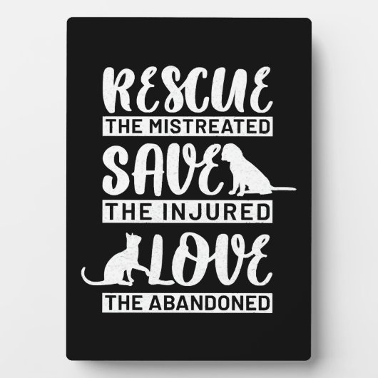 Dog Cat Fotoplatte (Vorderseite)