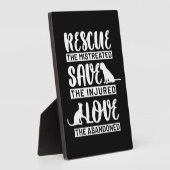 Dog Cat Fotoplatte (Seite)