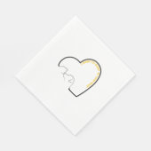 Dog & Cat Paper Napkins Serviette (Ecke)