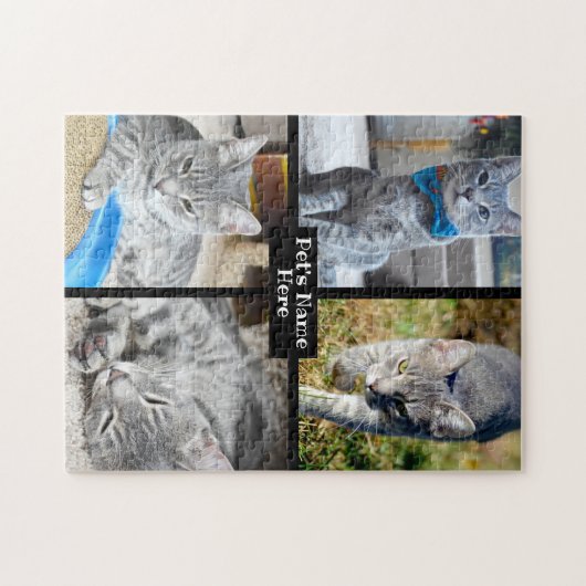 Dog Cat Pet Foto Puzzle (Horizontal)