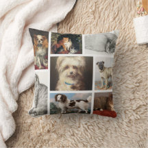 Dog Cat Pets 8 Photo Portrait Collage Keepsake