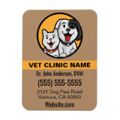 Dog Cat Pets Foto Magnet (Vertikal)