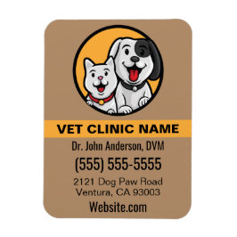 Dog Cat Pets Foto Magnet