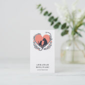 Dog Cat Stethoscope Logo Tierärztliche Ernennung Visitenkarte (Stehend Vorderseite)