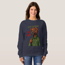 Dog Character with Iconic Movie Quote Sweatshirt