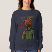 Dog Character with Iconic Movie Quote Sweatshirt (Vorderseite)