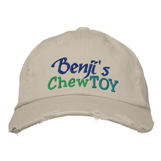Dog Chew Toy Cap by SRF Bestickte Kappe (Vorderseite)