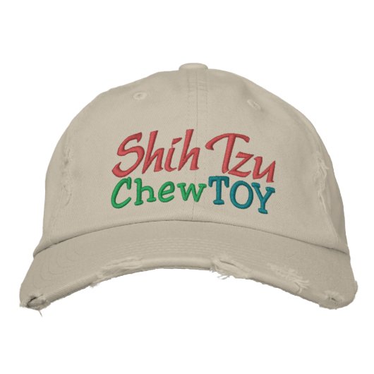 Dog Chew Toy Cap by SRF Bestickte Kappe (Vorderseite)