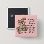 Dog Chews Shoes Button (Vorne & Hinten)