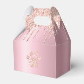 Dog Chihuahua mit Glitzer Geburtstag Geschenkschachtel (Rückseite)