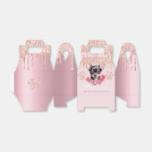 Dog Chihuahua mit Glitzer Geburtstag Geschenkschachtel (Ungefaltet)